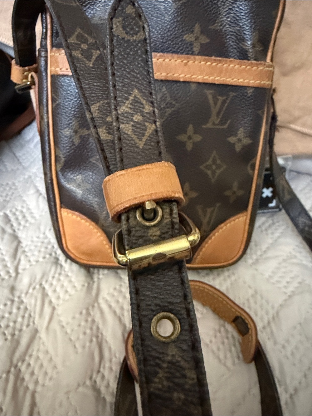 Louis Vuitton Monogram Crossbody in Brown and Tan - Picture 4 of 11